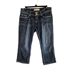 Vigoss Collection Capri Fit Dark Wash Jeans Women's Size‎ 7